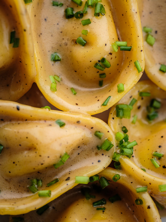Cappelletti Braised shallot/ricotta with pepper sauce