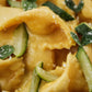Agnolotti courgette/stracciatella/lemon sauce