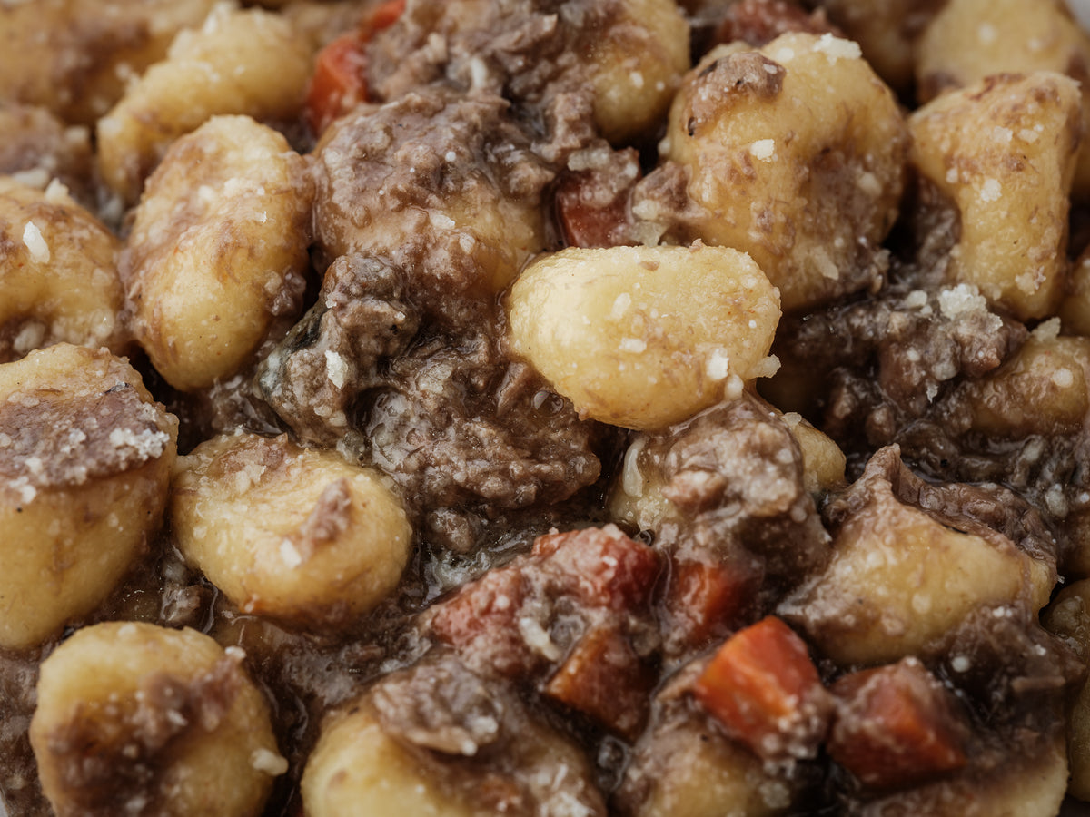 Potato Gnocchi/Duck Ragù in bianco