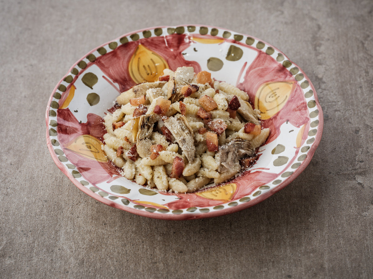 Malloreddus Artichoke sauce/Guanciale/Pecorino