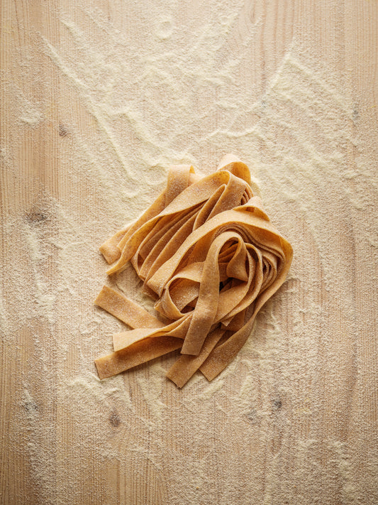 Whole wheat pappardelle