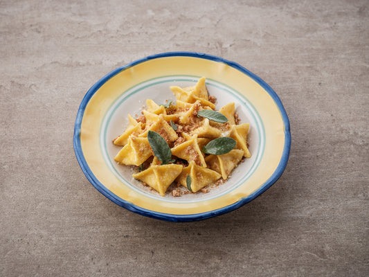 butternut fagottini / sage butter / amaretti crunch