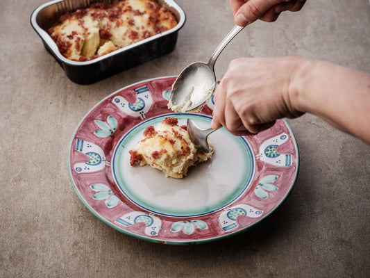 Gnocchi alla romana/prosciutto crudo/formaggio di malga