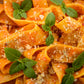 Pappardelle 'nduja sugo/ Garlic Crunch